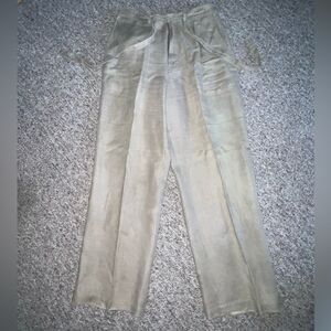 Banana Republic light tan linen pants (14)
